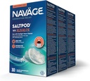 Navage SaltPod w / Alkalol (3 30-Packs) - Exklusivt utformad för Navage Nasal Rinse - Sinus Rinse Alkalol Pods för snabb lättnad (90 SaltPod Refills)