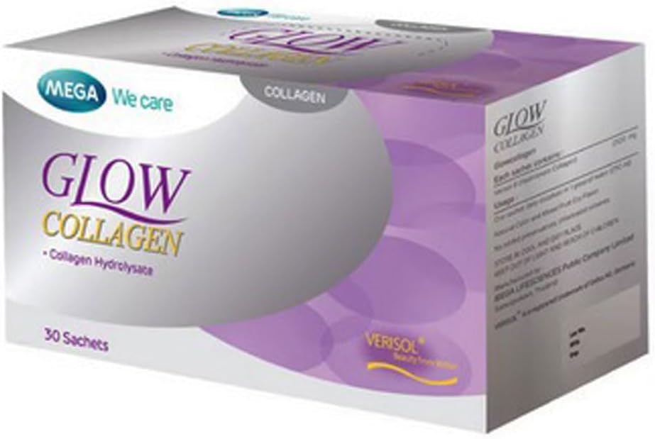 Mega We Care Glow Collagen Supplement 30 påsar