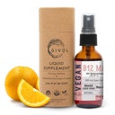 Organic Vegan Vitamin B12 Supplement Liquid Mist för snabb Absorption 5 000mcg Methylcobalamin - Inga hårda kemikalier eller konserveringsmedel - Inga konstgjorda sötningsmedel Tillagda icke-GMO 240 dagar Supply