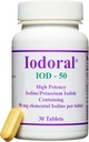 Optimox Iodoral 50 mg Supplement - Kaliumjodid tabletter, hög styrka jod, tillskott för sköldkörtelstöd, Lugols jodlösning - 30 greve