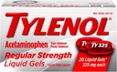 Tylenol Regular Strength Liquid Gels, 20 greve