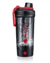 VOLTRX Shaker Bottle, Gallium USB C Rechargeable Electric Protein Shake Mixer, Shaker Cups för Protein Shakes och Meal Replacement Shakes, BPA Free, Made with Tritan, 24oz, Red