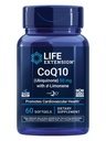 Life Extension Super-Absorbable CoQ10 (Ubiquinone) med d-Limonene, Heart Health Supplement, lindrar allmän trötthet, oxidativ stressförsvar, 50 mg, icke-GMO, Gluten-Free, 60 mjukgels