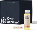 Fokusdryck för koncentration - Innehåller Yerba Mate, Ashwagandha och Lions Mane Mushroom med avancerad Nanoscience Technology - 12 Pack Brain Focus Drink, Orange smak, 2oz