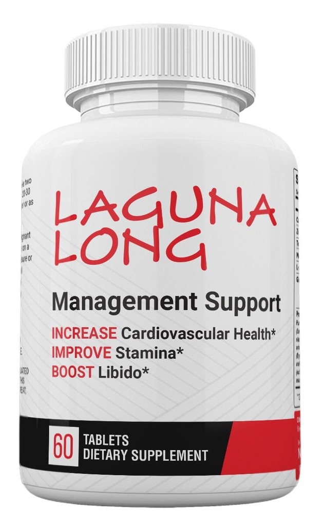 Zonata Lagunas långa kosttillskott för män, Laguna Naturally Enhance Performance, Laguna Long Endurance och Energy Levels, Natural Formel för att upprätthålla energi och prestandanivåer (60 tabletter)