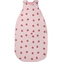 Woolino Merino Wool och Organic Cotton Ultimate Baby Sleep Sack - 4 Season Baby Wearable Blanket - Two-Way Zipper Justerable Sleeping Bag - Universal Size (2-24 månader) - Strawberry