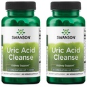 Swanson Uric Acid Cleanse - Naturligt tillskott främja njurstöd - har en kraftfull kombination av 7 örter - (60 Veggie kapslar) 2 Pack