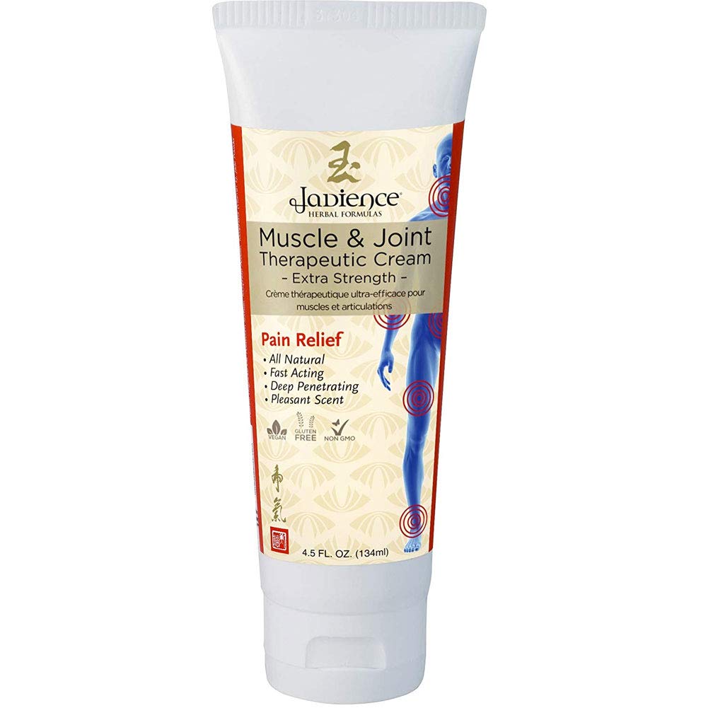 Jadience Muscle & Joint Therapeutic Pain Relief Cream Analgesic för lägre rygg nacke Elbow Knee Muscle Arthritis Inflammation smärtlindring och återhämtning Natural Eastern Royal Asian Family Formel 4.5 oz