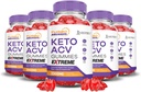 (5 Pack) Turbo Ripped Keto ACV Gummies Extreme 2000MG Turbo Ripped Keto Gummies Apple Cider Vinegar Formulerad med Pomegranate Beet Juice Powder B12 Vegan Non GMO 300 Gummys