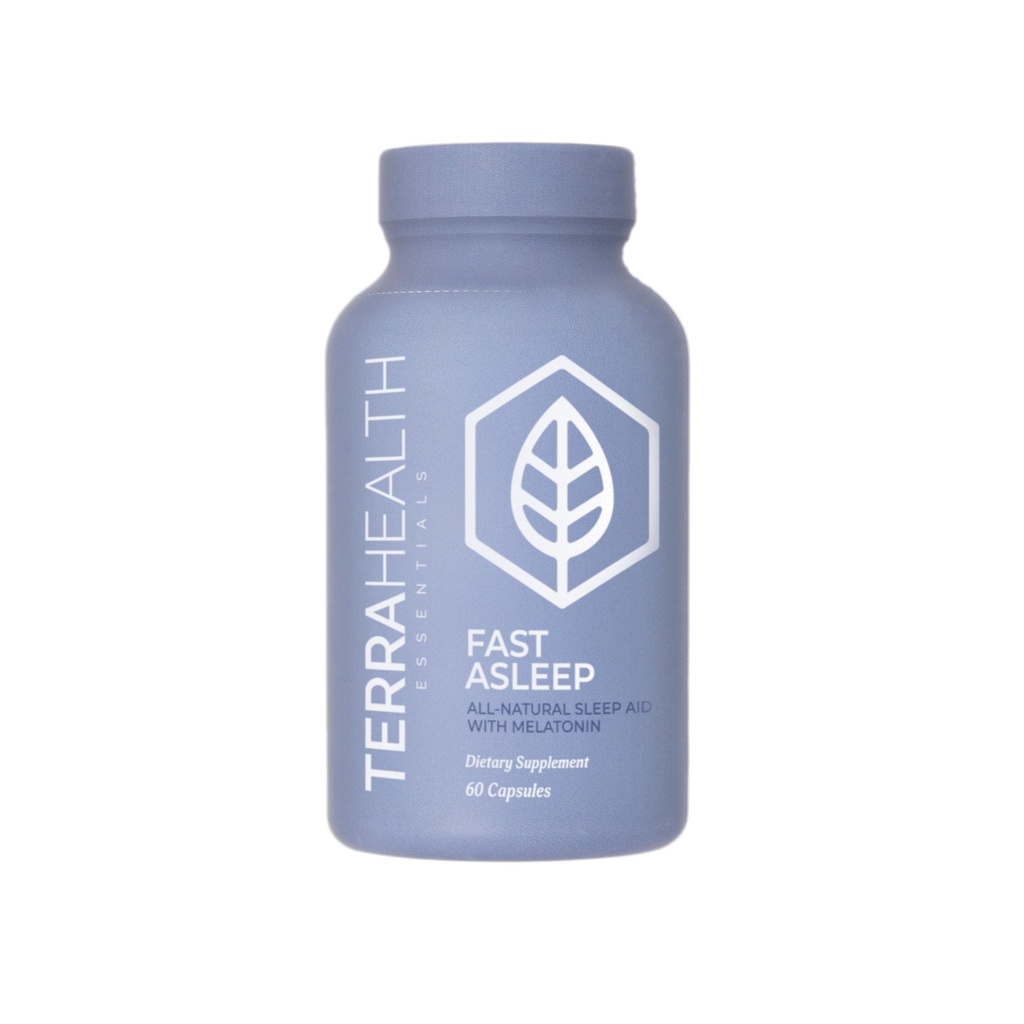 Terra Heath Essentials Fast Asleep - Sleep Support, hjälper till med sömnlöshet och rastlöshet - All naturlig, 30 dagars leverans