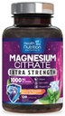 Magnesium Citrate Capsules 1000mg - Max Absorption Magnesiumpulver för muskel, nerv, ben och hjärthälsa, hög absorptionscitratkomplex, glutenfri, icke-GMO - 120 kapslar