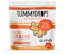 USDA Organic Natural Ginger Tummydrops, Gluten Free & Vegan, 33 Individuellt inslagna droppar i en återförsäljbar väska