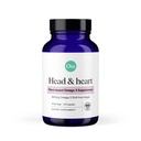 Ora Organic Vegan Omega 3 Supplement - 500mg DHA för hjärna, ögon och hjärthälsa - tillverkad av hållbara alger - 60 kapslar
