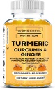 Höj din Wellness Journey Turmeric, Curcumin och Ginger Gummies: Ett Superfood Supplement Berikat med Black Pepper Extract - 60 Gummies