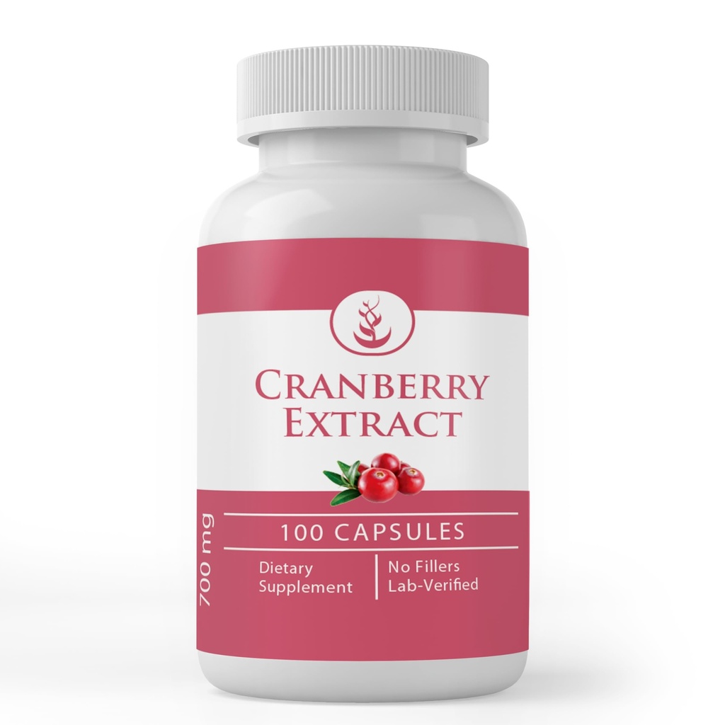 PURE ORIGINAL INGREDIENTS Cranberry Extract (100 kapslar) Alltid ren, inga tillsatser eller fillers, Lab Verified