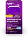 Grundläggande vård Esomeprazole Magnesium försenad frisättning kapslar, 20 mg, syrereducer, 14 greve
