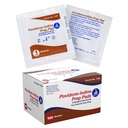 Dynarex Povidone-Iodine Prep Pads, Saturated med Povidone Iodine 10%, Medicinsk-Grade Antiseptiska Wipes som används för Prepping före Minor Procedures, Medium, 1 Fall av 100 Prep Pads