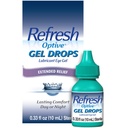 Uppfrisk optiva gel droppar smörjmedel Eye Gel för torra ögon, 0,33 Oz Sterile