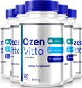 (5 Pack) Ozen Vitta, Ozen Vitta Capsules, Officiell OzenVitta Formel för effektiv viktminskning, All-Natural Keto piller för Fit och Active Lifestyle, Health Supplement Capsula Reviews (300 kapslar)