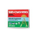 Sun Chlorella 200 mg Green Algae Superfood Supplement - Pulveriserad cellvägg - Chlorophyll, CGF, Active B12, Iron, Protein - Non-GMO - 300 Tabletter