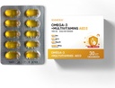 Multivitaminer med Omega-3, Multivitamin för kvinnor och män, Enteric Coated Fish Oil DHA / EPA med vitamin A, Vitamin E och vitamin D3 för immunfunktionsstöd (1 Box 30 Softgels)