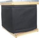 Bee Hive Wrap, Winter Hives Beekeeping Supplies passar 1 Deep Hives med 1 Medium Hive Box, Winter Protection Cover 600D Oxford Insulated Cover, Lightweight, Reusable (81 "x15.7")