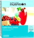 Nutmeg State Nutrition - High Fiber Drink Mix, Low Calorie, Fat Free, Decaffeinated, Sugar Free, Naturligt smaksatt, Ideal Protein Compatible, Aspartame Free, 10 Servings Per Box (Cherry Gelatin)
