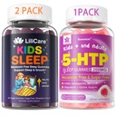 5HTP Gummies med Magnesium Glycinate + Kids Sleep Gummies - Magnesium Glycinate Gummies