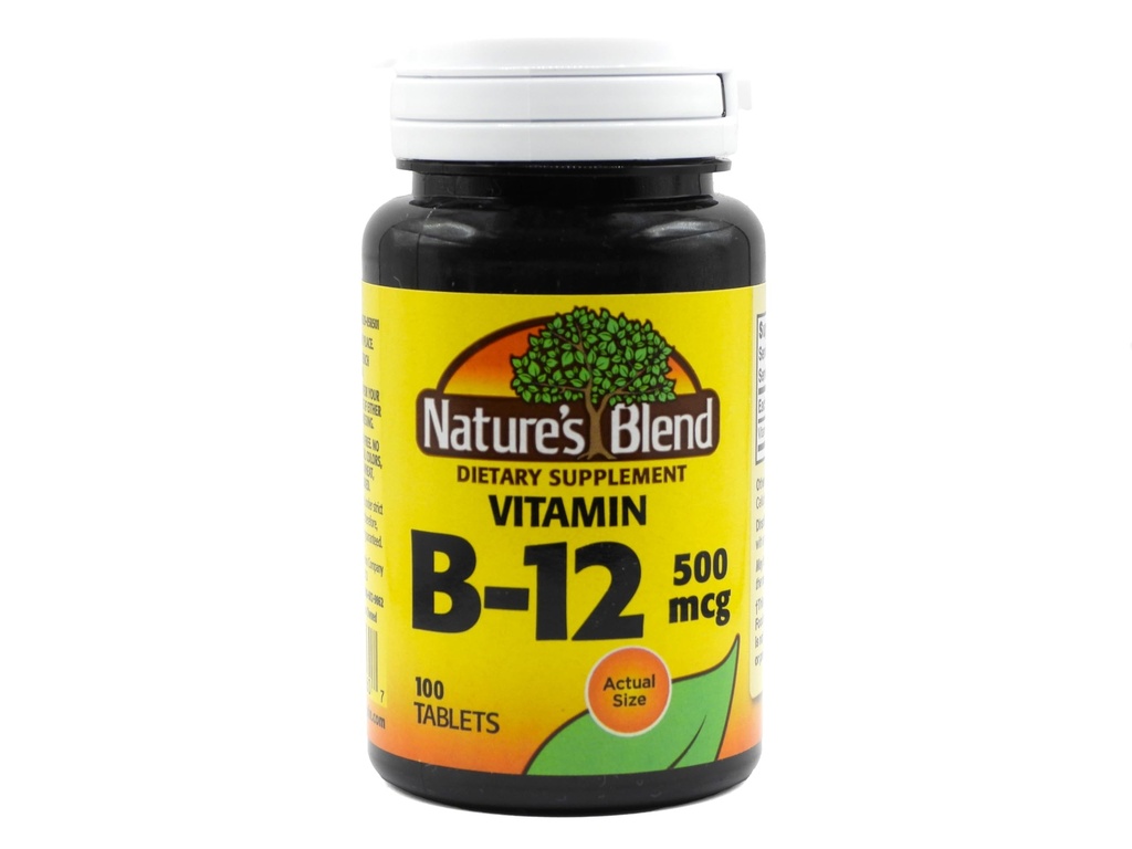 Naturens Blend Vitamin B-12 500 mcg 100 tabletter