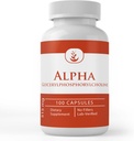 PURE ORIGINAL INGREDIENTS Alpha Glycerylphosphorylcholine (Alpha GPC), (100 kapslar) Alltid rena, inga tillsatser eller fillers, Lab Verified