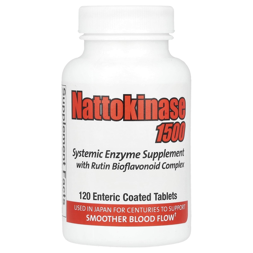 Naturligtvis vitaminer - Nattokinase - 120 flikar