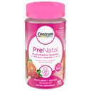 Centrum Prenatal Multivitamin Gummies med DHA och Folic Acid, Mixed Berry och Orange Flavors - 60 Count, 30 Day Supply