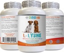 Immune System Dog Food - Dog LYSINE Powder - Pure Powder Form - Immune System Support - Vet Rekommenderad - Lysin Dubbel Styrka - 1 flaska (8oz 226,8 gram)