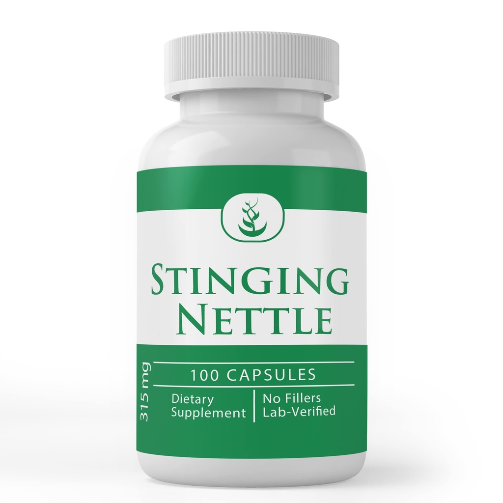 PURE ORIGINAL INGREDIENTS Sting Nettle (100 kapslar) Leaf Alltid ren, inga tillsatser eller fillers, Lab Verified