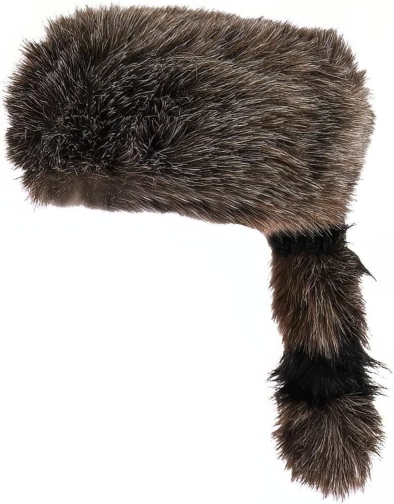 Rhode Island Novelty Raccoon Tail Hat, en per order