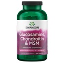 Swanson Glucosamine Chondroitin MSM (metylsulfonylmetan) 3-i-1 Formel Gemensam Mobilitet Flexibilitet Komfort brosk Connective Tissue Health Support Dietary Supplement 240 tabletter (Tabs)