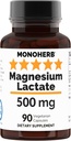 Magnesiumlaktat 500 mg - 90 vegetariska kapsel