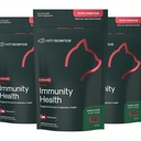 VetriScience Lysine Immunity Health Chews, 250 mg Lysine Plus Immune Supplement för katter och kattungar med allergier, Sneezing, Runny Nose och Watery Eyes, Chicken, 3 Pack