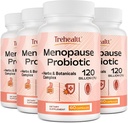 Klimakteriet kosttillskott för kvinnor, 120 miljarder CFU Probiotic, 13-i-1 Herbs & Botanicals Complex, för Hormon Menopause, Hot Flashes, Night Sweats, Mood Swings, Sleep Disturbances, Vegan, 240 Capsules
