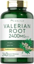 Carlyle Valerian Root Capsules 2400mg | 240 greve | Herb Extract Supplement | Non-GMO, Gluten Free