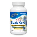 NORTH AMERICAN HERB & SPICE Black Seed Oil 1000 mg - 90 greve - Lever, Gallbladder & Intestinal Function - Hjärt & Digestive Health - Svart Seed Oil, Oregano Oil, Fennel - Icke-GMO - 45 portioner