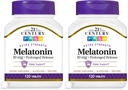 21st Century Melatonin 10 Mg långvarig frisättning, 120 greve (Pack of 2)