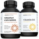 SMARTERNUTRITION Curcumin - Potens och Absorption + Plant-Based Vitamin D3 Immune Support med Vegan K2 Complex