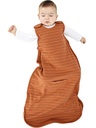 Woolino Merino Wool och Organic Cotton Ultimate Sleep Sack - 4 Säsong - Two-Way Zipper Justerable Sleeping Bag - Universal Size Sleep Sack för Baby (2-24 månader) - Rust