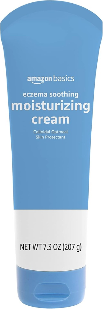 Grundläggande Eczema Soothing Moisturizing Cream med Colloidal Oatmeal, 7,3 ounce (Pack of 1) (tidigare Solimo)