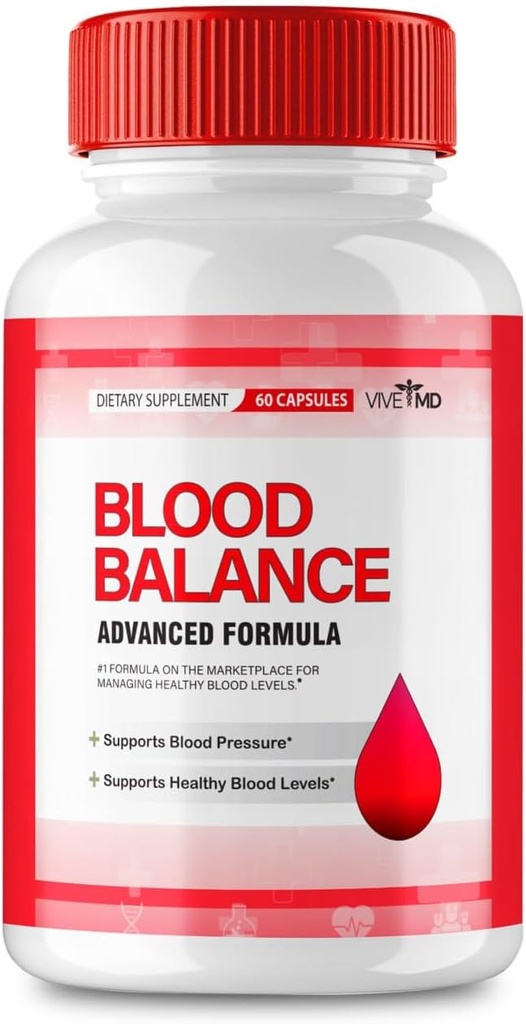 VIVE MD Blood Balance Supplement - Official Formula - Blood Balance Supplement, Extra Strength with Vitamin C, Turmeric Root Powder, Zinc Reviews (60 Capsules)