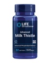 Life Extension Advanced Milk Thistle, silymarin, silybin, fosfolipider, främjar hälsosam leverfunktion, glutenfri, icke-GMO, 60 mjukgels