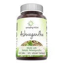 Fantastiska Indien Ashwagandha Supplement | 500 Mg Per Serving | 120 Veggie Capsules | Icke-GMO | Gluten Free | Made in USA | Idealisk för vegetarianer