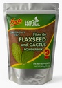 Linaza con Nopal Forte - 8 oz - 100% naturlig linfrö & Nopal Cactus Powder - Fiber-Rich Digestive Support - Ground Blend Dietary Supplement - Vegan & Non-GMO