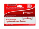 Thera Care Hydrocortisone Cream | Maximal styrka OTC | Itch Irritation och Rash Relief | 1 oz